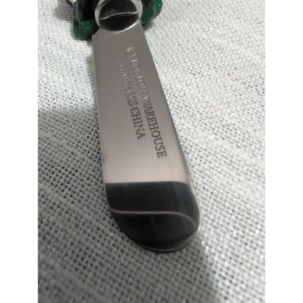 Boston Warehouse Santa Spreader Knives Set of 4 Christmas‎ Holiday Stainless